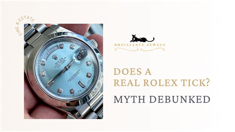 do real rolex tick|is my rolex real.